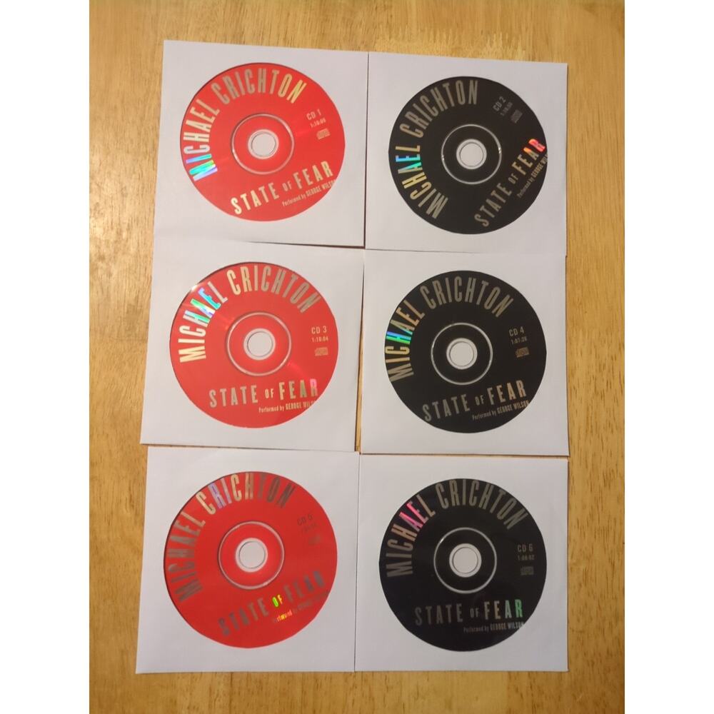 State of Fear CD by Michael Crichton 2008